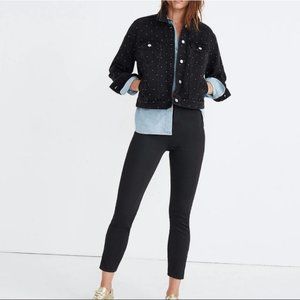 Madewell Fraser Slim Pants Black Back Zip